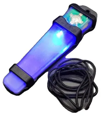 Immagine prodotto di Torcia frontale, impermeabile, con luce LED, blu e nera