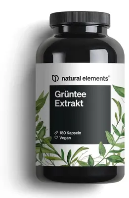 Produktbild von Grüntee Extrakt Kapseln - 180 Kapseln_für 2 Monate