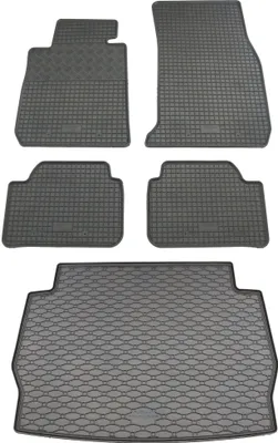 Produktbild von Rigum Gummi Fußmatten + Kofferraumwanne im Set für 1er BMW F20
