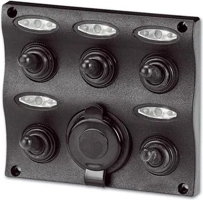 Image de Panneau D'interrupteur À Led Avec Prise 12 V