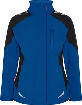 Produktbild von F. Engel Galaxy Damen Softshelljacke, Surfer Blue/Schwarz, Gr. XS