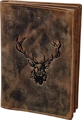 Zdjęcie produktu dla Skórzane etui na karty Greenburry Vintage Stag 12 cm