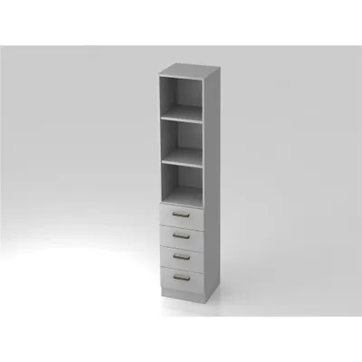 Produktbild von Schublad.Regal 7600 SG, 5 OH 40,6 x 42 x 200,4 cm (BxTxH)