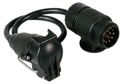Zdjęcie produktu dla Adapter do gniazda przyczepy: wtyk 13-pinowy do gniazda 7-pinowego, z kablem o długości 40 cm