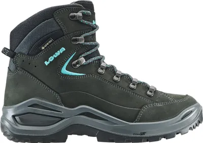 Produktbild von Lowa Damen Renegade Evo GTX Mid Wanderstiefel ASPHALT/TUERKIS 43.5