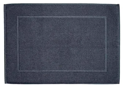 Image de Tapis de bain Lavinia, 100% Coton, 60 x 100 cm, bleu foncé