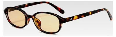 Produktbild von Retro Schmale Ovale Sonnenbrille für Damen und Herren im Vintage-Stil