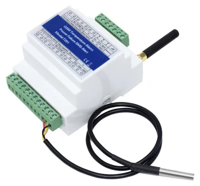 Zdjęcie produktu dla Przekaźnik zdalny GSM Kontroler dostępu T201 Alarm temperatury GSM Monitorowanie stanu zasilania 2G/3G/4G Awaria zasilania Alarm SMS 2 Wyjście przekaźnikowe Czujnik temperatury