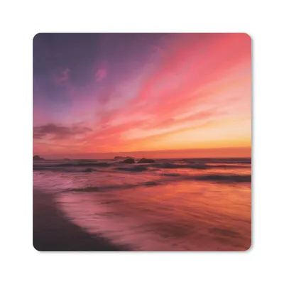 Produktbild von MuchoWow® Mauspad Mousepad Strand - Meer - Natur - Abend 30x30 cm - Mousepads - Maus Mat - Pad - Mausunterlage - Gaming
