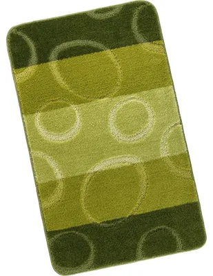 Zdjęcie produktu dla Dywanik łazienkowy 60x100cm Elipsy zielone