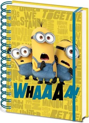 Zdjęcie produktu dla MINONS 2 - Whaaaa - Notizbuch A5