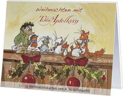 Produktbild von Postkartenbuch Weihnachten mit Tilda Apfelkern, Postkartenbücher Ansichtskarte Postkarte Weihnachtskarten