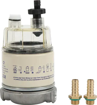 Immagine prodotto di Separatore acqua carburante 30 GPH R12T 10 micron stadio di filtraggio Verniciatura elettrostatica a polvere per motoscafo