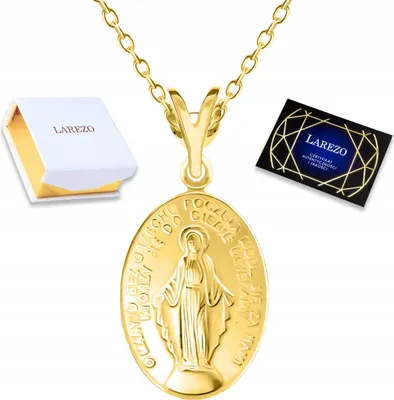 Immagine prodotto di Collana in oro con medaglia della Madonna Maria Fede ARGENTO 925