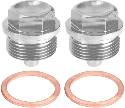 Produktbild von Magnetische Olieafvoerplugs - Set aus 2 - Aluminiumlegierung - M24x1,5 - Motorunterteile-Schutz - einfache Montage