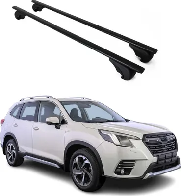 Immagine prodotto di Barre portatutto trasversali per Subaru Forester 2018-2024, colore nero