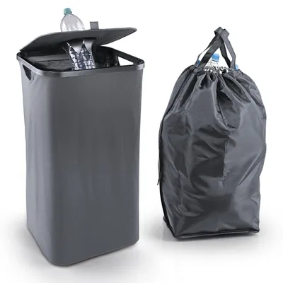 Sammelcontainer 100 l mit 2 Tragetaschen für Flaschen & Dosen