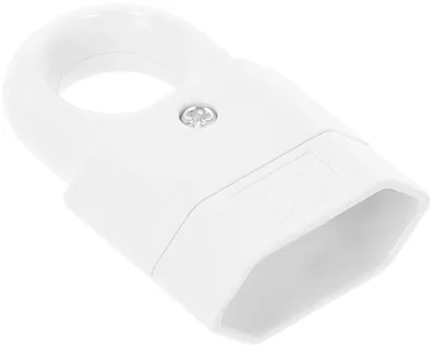 Imagen del producto de KOTARBAU® Enchufe europeo sin toma de tierra. Ideal para uso doméstico. Color blanco