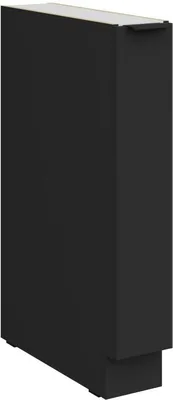 Produktbild von LUNARA Auszugsschrank – Breite 15 cm, schwarz
