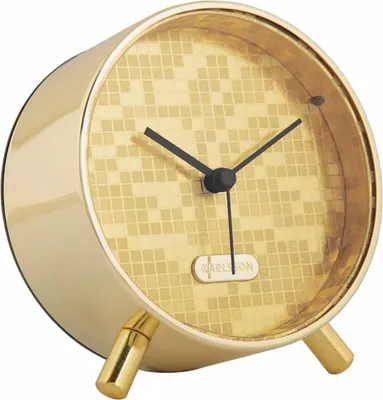 Produktbild von Karlsson - Wecker Disco - Gold - Ø11cm