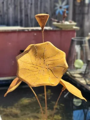 Produktbild von Edelrost Gartenstecker Lotus