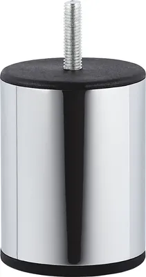 Produktbild von 4er Set Möbelfüße UNIFORM Ø 60 / H 80 mm Chrom poliert Sockelfüße Sofafüße Bettfüße SO-TECH