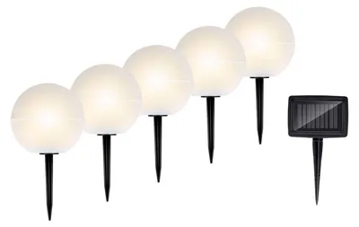Immagine prodotto di Riscaldamento solare a pavimento Grundig - Luci da giardino a LED con cambio colore - Energia solare