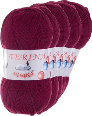 5 x 100g Terina Strickgarn Häkelgarn Wolle Acrylwolle pflegeleicht Farbwahl