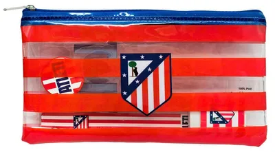 Image de Atletico De Madrid Fournitures scolaires Trousse à crayons Rouge  Rouge Taille unique