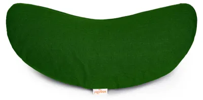 Produktbild von yogabox Yogakissen Halbmond BASIC - olive green 40 x 17 x 12 cm Buchweizenschalen