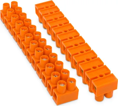 Produktbild von Klemmenblock 16 mm², 12-polig, 250 V, orange - E+97-749
