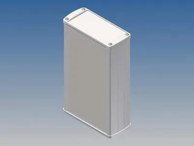 Produktbild von Aluminiumgehäuse - Weiß - 175 x 105 x 45,8 mm