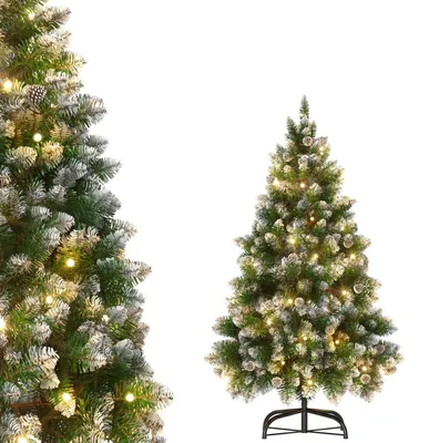 Produktbild von Weihnachtsbaum – Künstlicher Weihnachtsbaum mit Beleuchtung – Schneeeffekt – 1,8 m