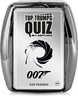Produktbild von Top Trumps Quiz - James Bond Ratespiel Wissensspiel Fragespiel Gesellschaftsspiel
