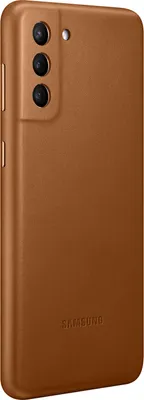 Produktbild von Samsung Galaxy S21 Plus Hülle - Echtleder - Samsung Backcover - Braun