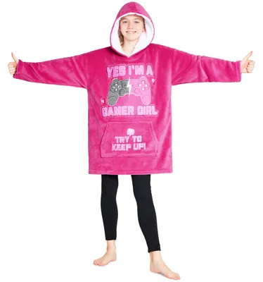 Imagen del producto de Manta polar para niños, color gris, 101 x 127 cm