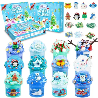 Produktbild von Schleim-Adventskalender 2026 für Kinder, Mädchen und Jungen