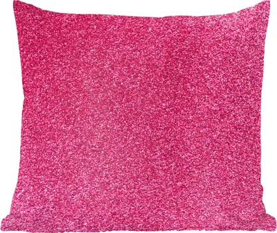Produktbild von MuchoWow® Zierkissen Sofakissen Wohnzimmer Dekokissen 40x40 cm Rosa - Abstrakt - Design - Foto Kissen - Schlafzimmer Dekoration