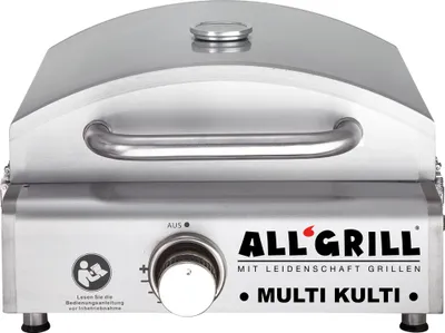 Immagine prodotto di Barbecue a gas Allgrill MULTI-KULTI con bruciatore ceramico Steakzone e dispositivo di sicurezza per l'accensione
