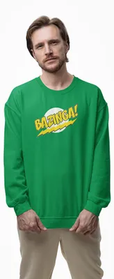 Produktbild von D&B Design Uni Pullover SWMO00006 Bazinga Grün-Größe M