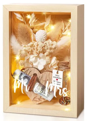 Productafbeelding van Romantische Geschenkdoos met Eeuwige Bloemen en Sleuteltje