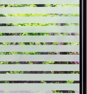 Productafbeelding van Famanu zelfklevende privacyfolie voor ramen - Decoratieve folie voor glasoppervlakken, 44,3 x 200 cm