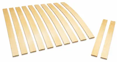 Ersatz-Holzlatten 12er-Set, 50x8x700 mm, Birkensperrholz, FSC