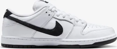Produktbild von Nike SB Dunk Low White Black - EU 47.5