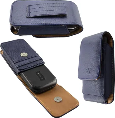 Image de Etui avec boucle de ceinture pour Doro 7080/ 7081 bleu