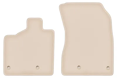 Produktbild von DURBAN Beige Velours-Fußmatten vorne für MG 4 Elektro (2022-)