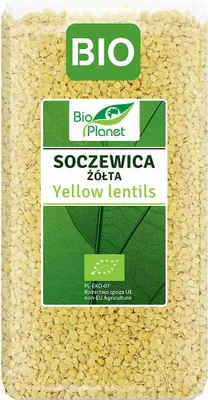 SOCZEWICA ŻÓŁTA BIO 500 g - BIO PLANET