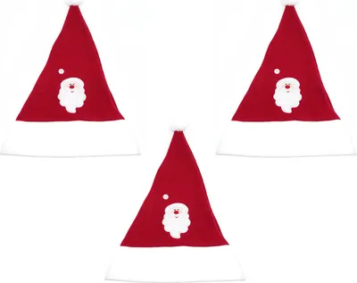 Produktbild von 3 Stück Nikolaus-Mützen mit Bild