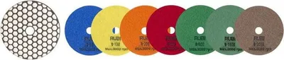 Zdjęcie produktu dla Elastyczna tarcza diamentowa do polerowania, 100 mm - ziarnistość 1500 szlifowanie polerowanie