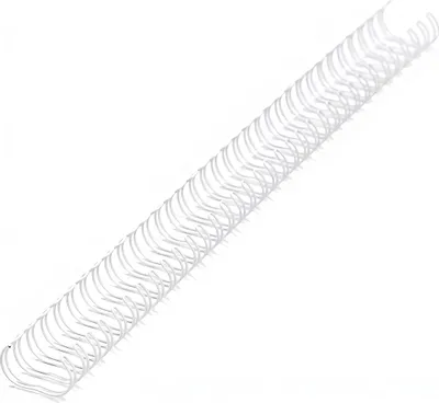 Produktbild von Reco Drahtkamm rund, weiß, Ø 11 mm, 100 Stück